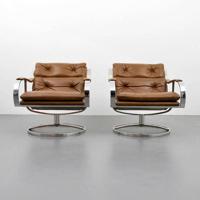 Gardner Leaver Leather Lounge Chairs - Sold for $1,875 on 01-17-2015 (Lot 279).jpg